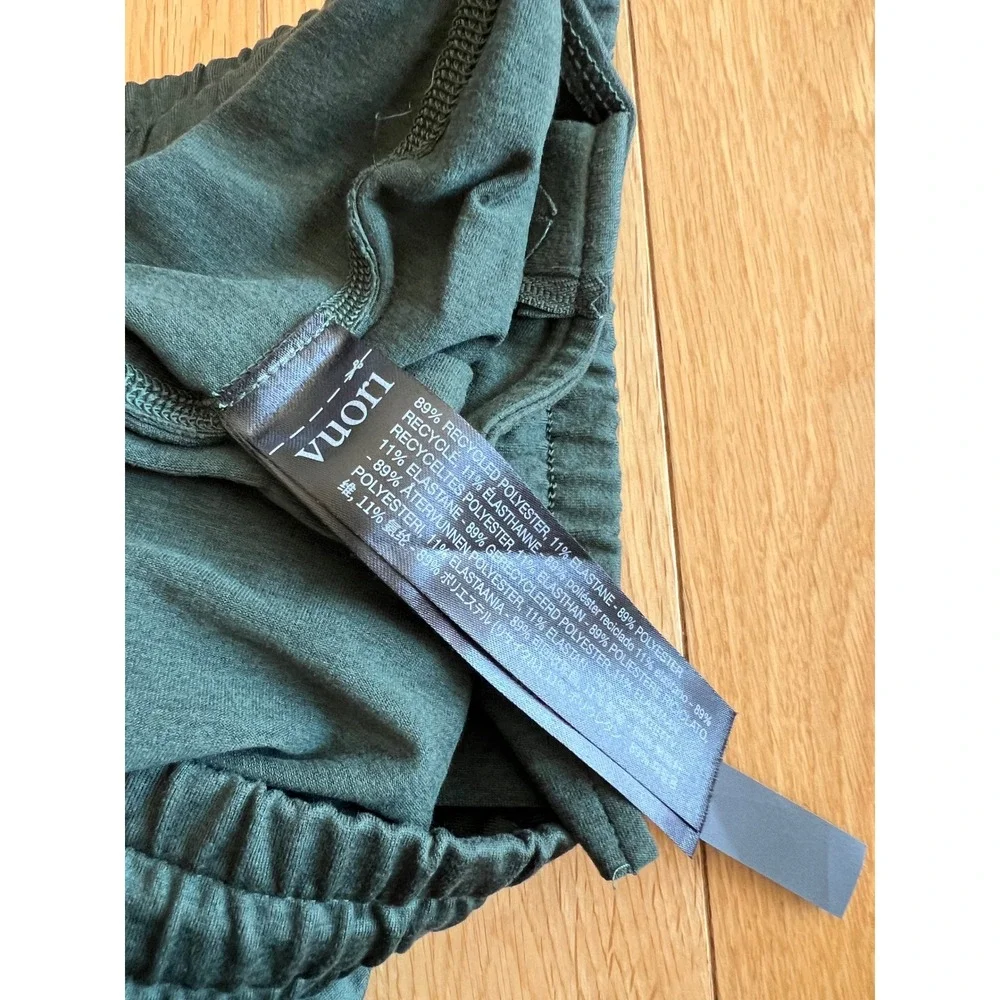 Vuori Men's Ponto Performance Jogger Pants Green Activewear Loungewear Size L